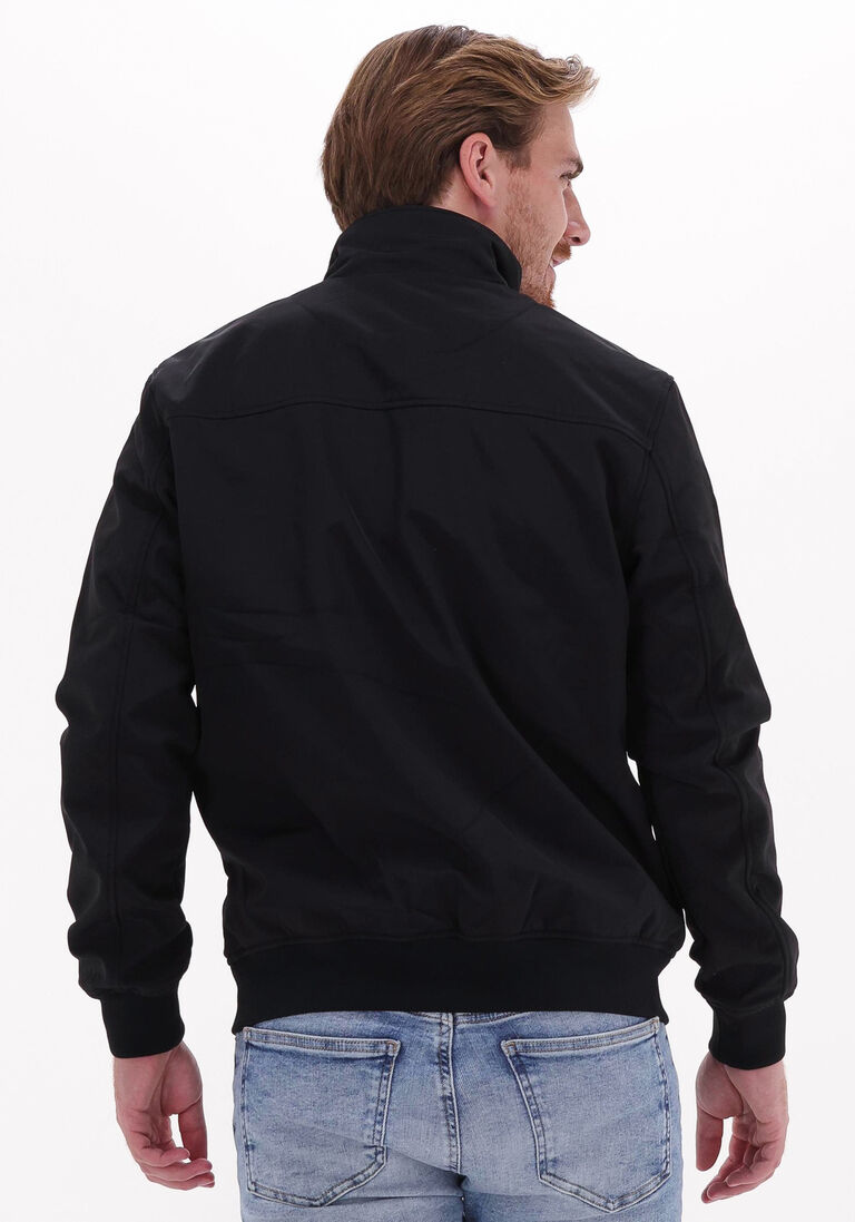 LYLE & SCOTT zwarte lyle & scott jack fleece lined funnel neck jacket