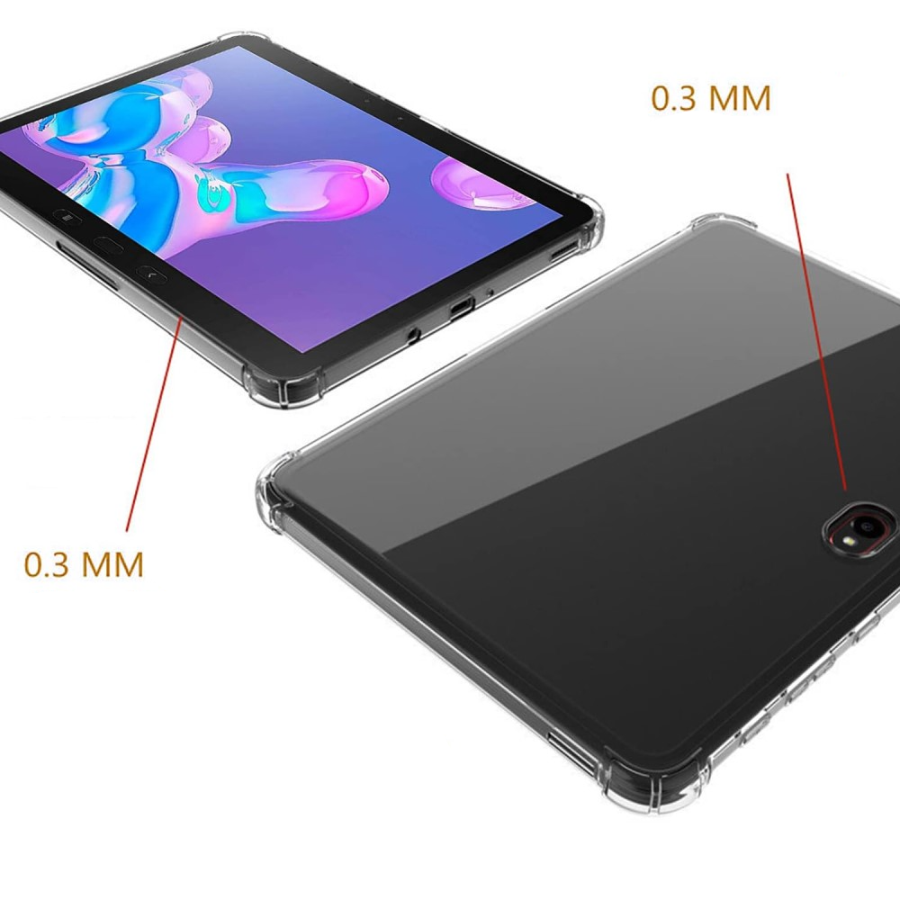 Samsung Galaxy Tab Active4 Pro Gummi Case Hülle Air Cushion Fallschutz - Transparent