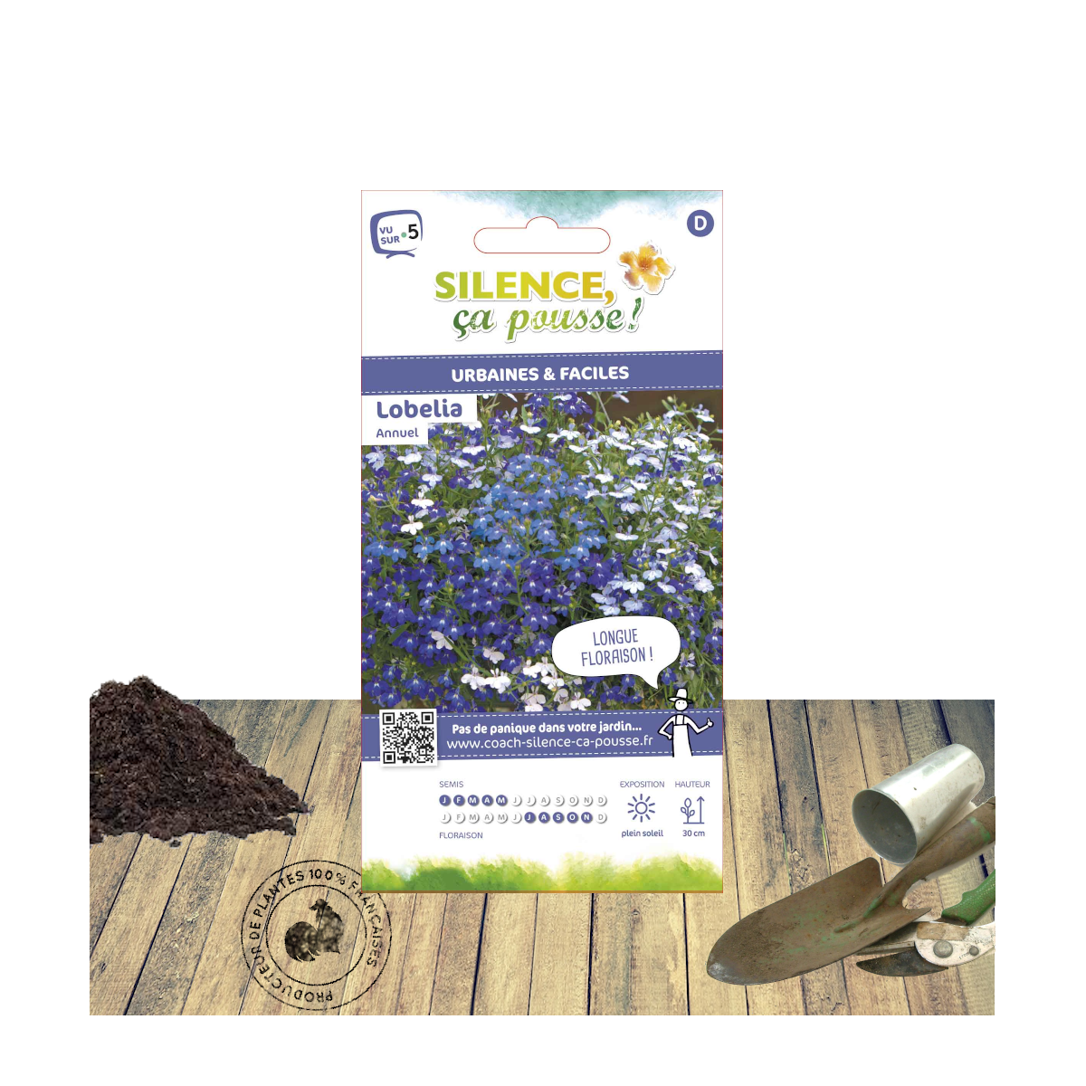 Graines de lobelia annuel/lobelia erimus[-]sachet de 0,50 gr.