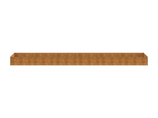 Jardinière bac lit surélevé marron 579 x 100 x 36 cm 02_0039460