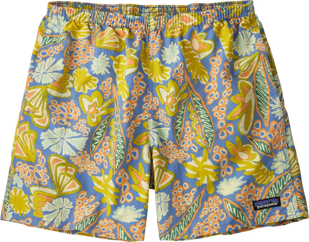 Patagonia Men's Baggies Shorts 5 Inch Flourish: Abundant Blue