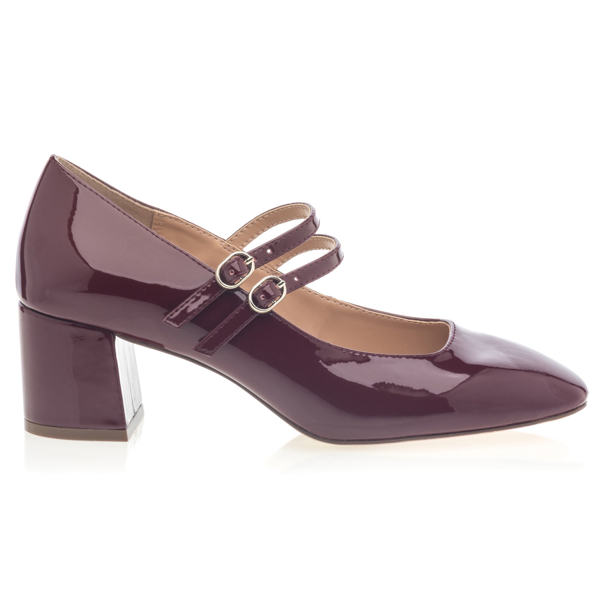 Babies à talon Femme bordeaux
