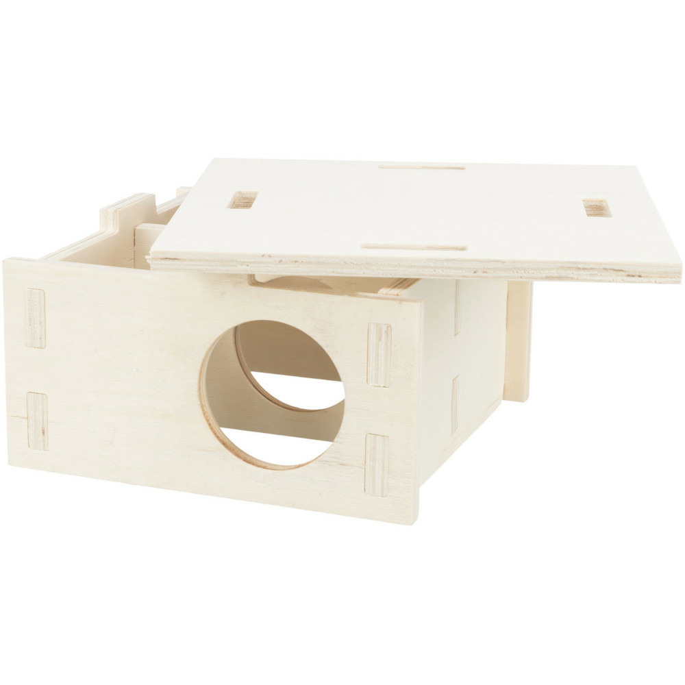 Maison emboitable 2 chambres 20 x 10 x 20 cm pour hamster et souris