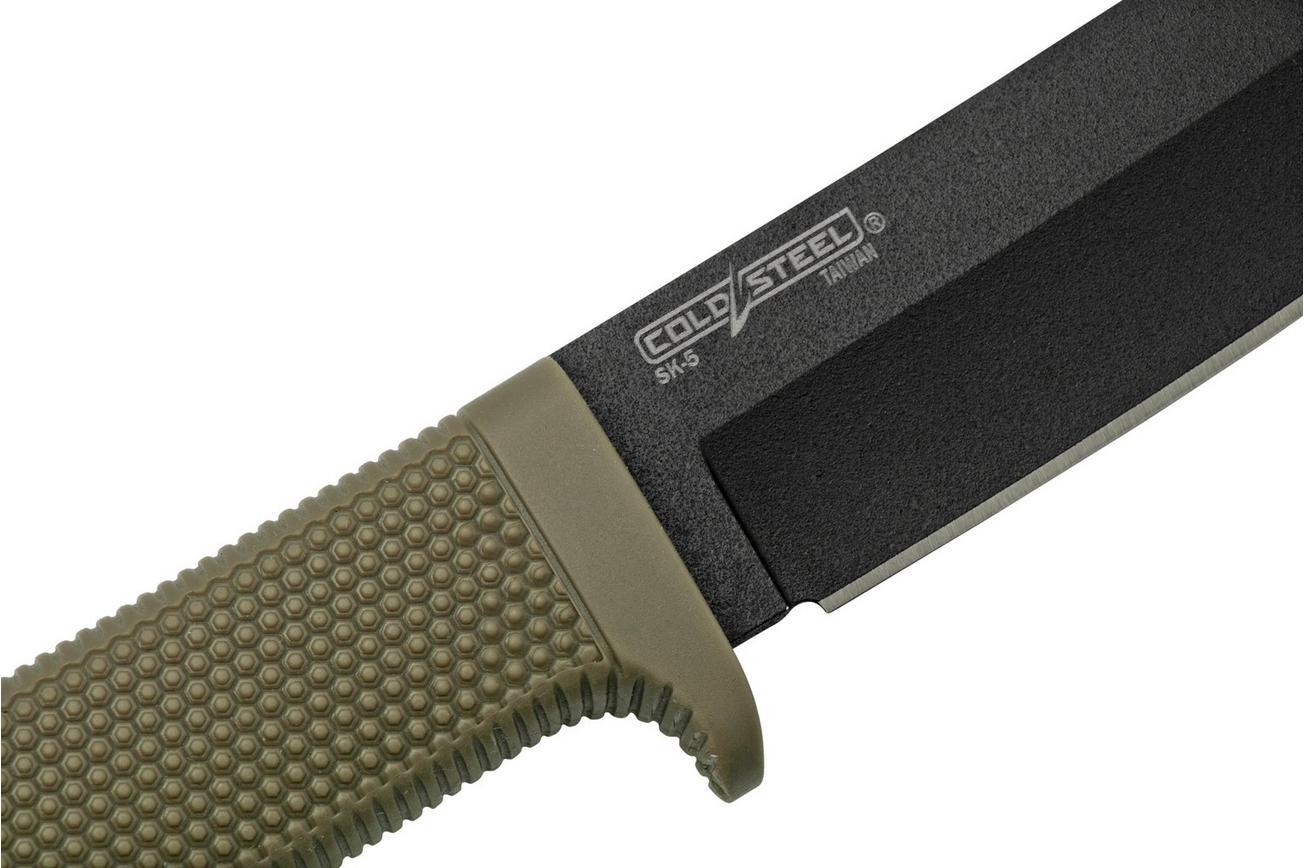 Cold Steel Recon Tanto SK5 49LRTDEBK Dark Earth, Black, vaststaand mes