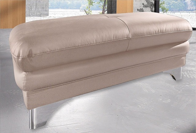 COTTA Polstergarnitur »Enterprise« Set,  Set bestehend aus: 3-Sitzer mit Arm- & Kopfteilverstellung & Hocker