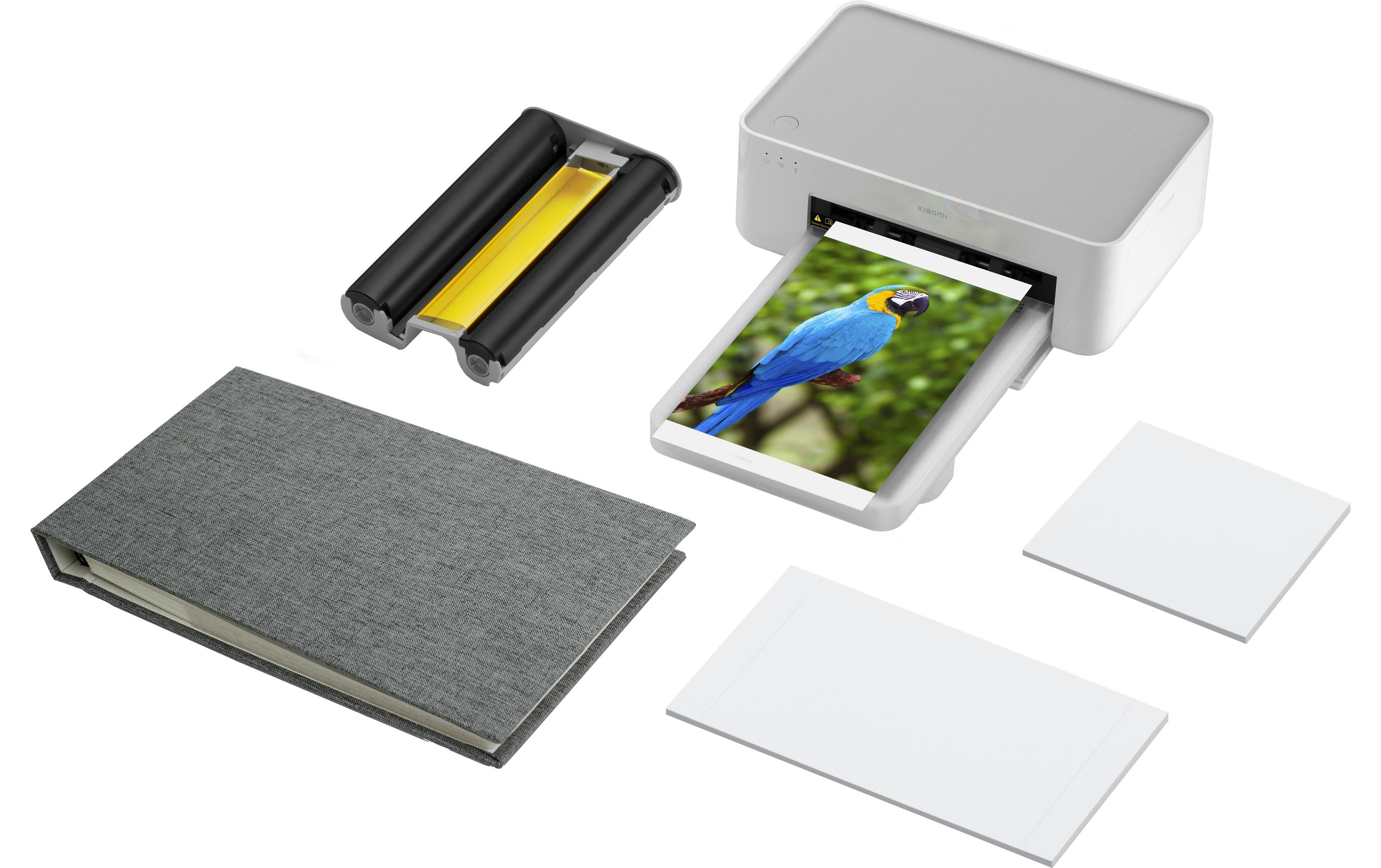 Fotodrucker Instant Photo Printer 1S Set Weiss<br>Portabler Mini-Fotodrucker