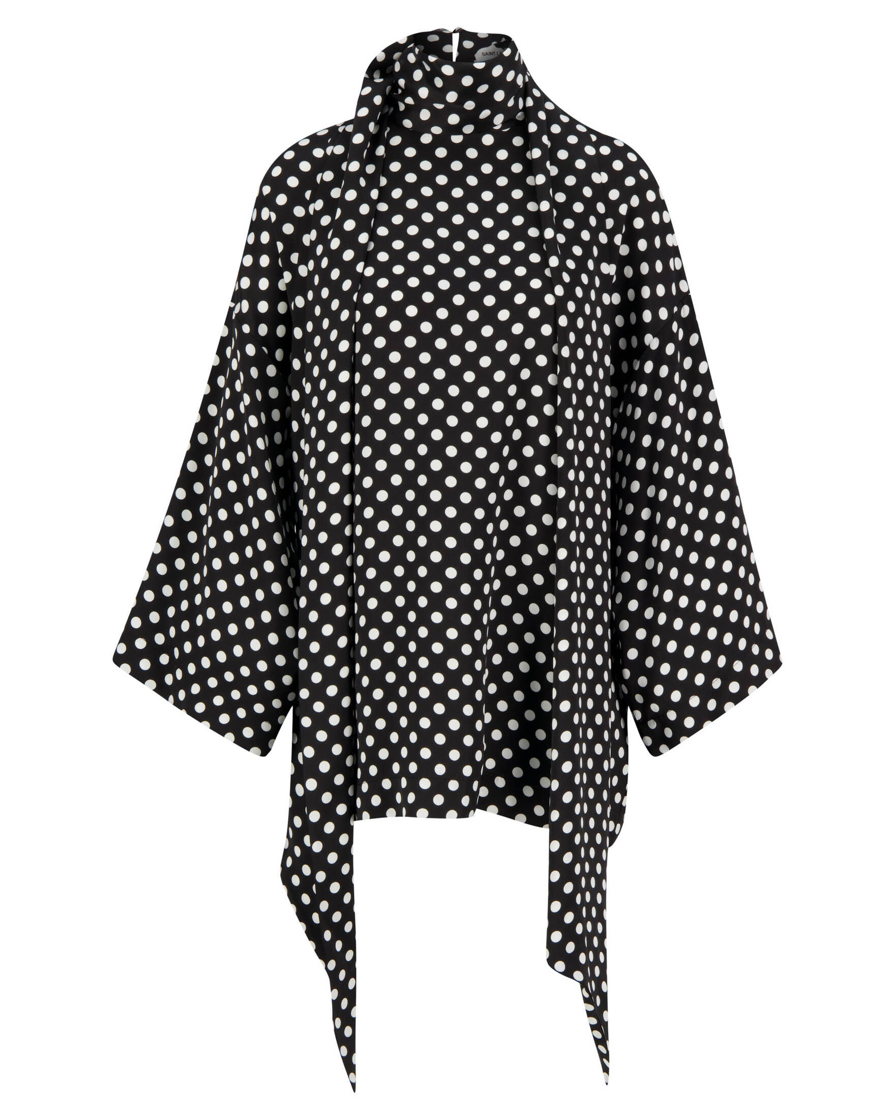 Saint Laurent| Damen Schluppenbluse aus Viskose-Satin
