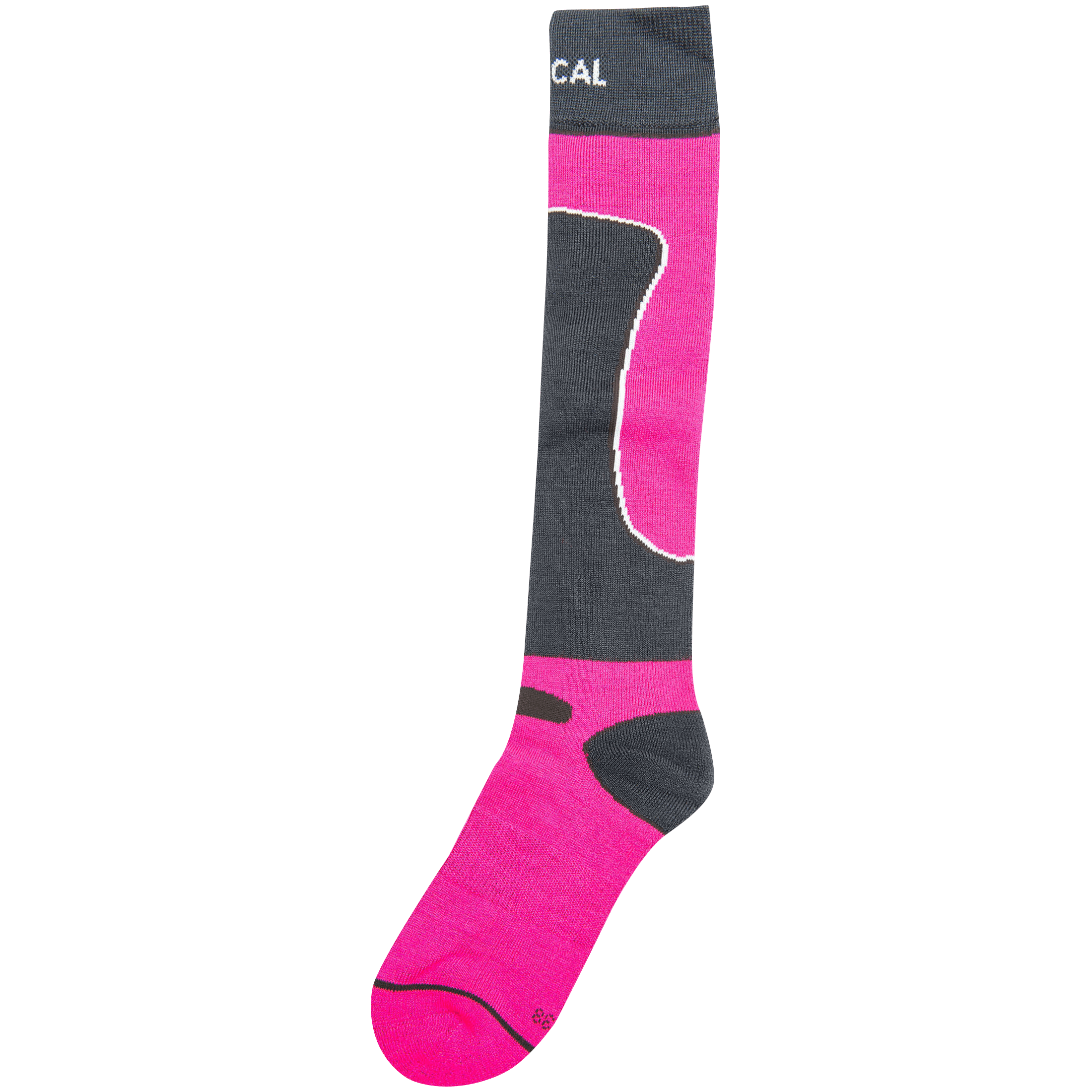Vertical Walnut ski sock - Sokker