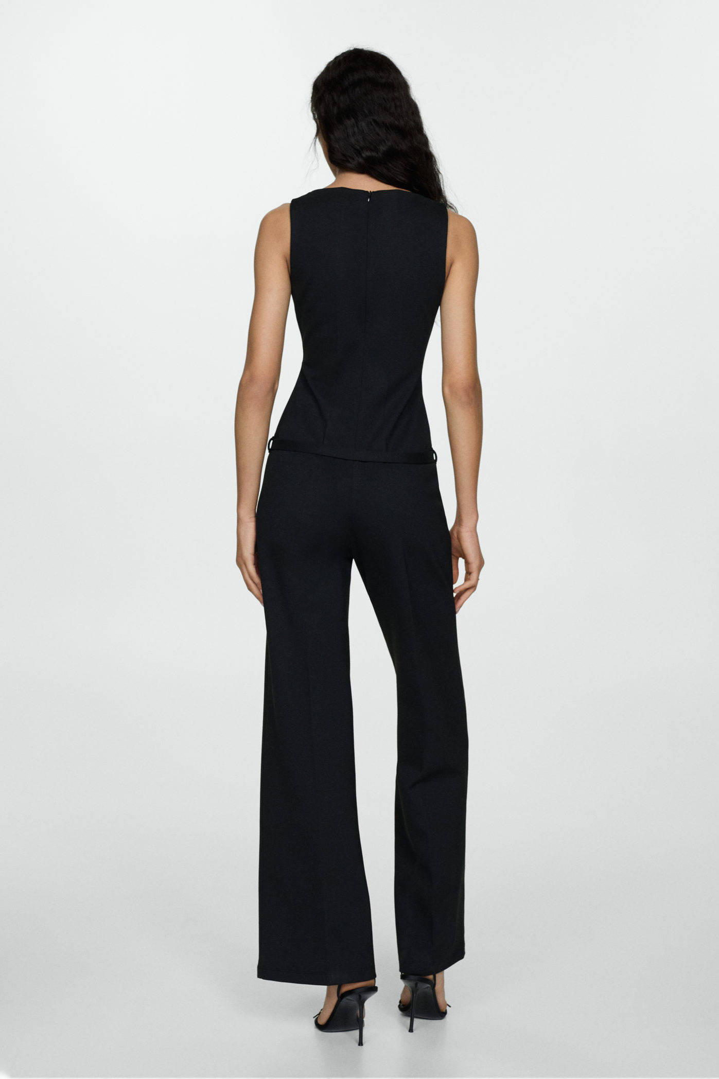 Mango jumpsuit zwart
