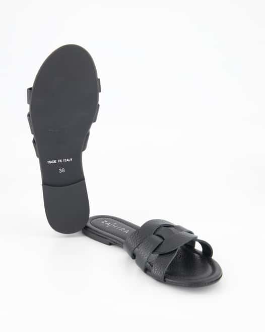 Zahira 13151 Pantoletten in Schwarz