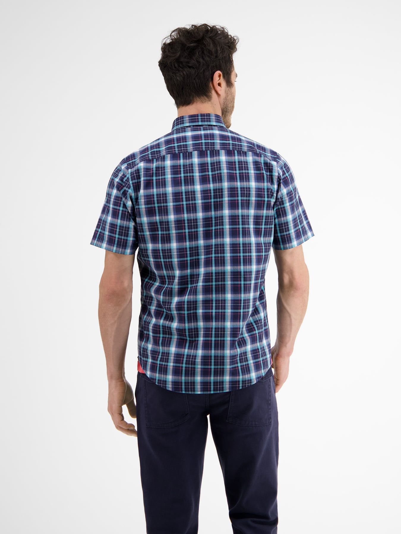 Halbarmhemd *Poplin Check*