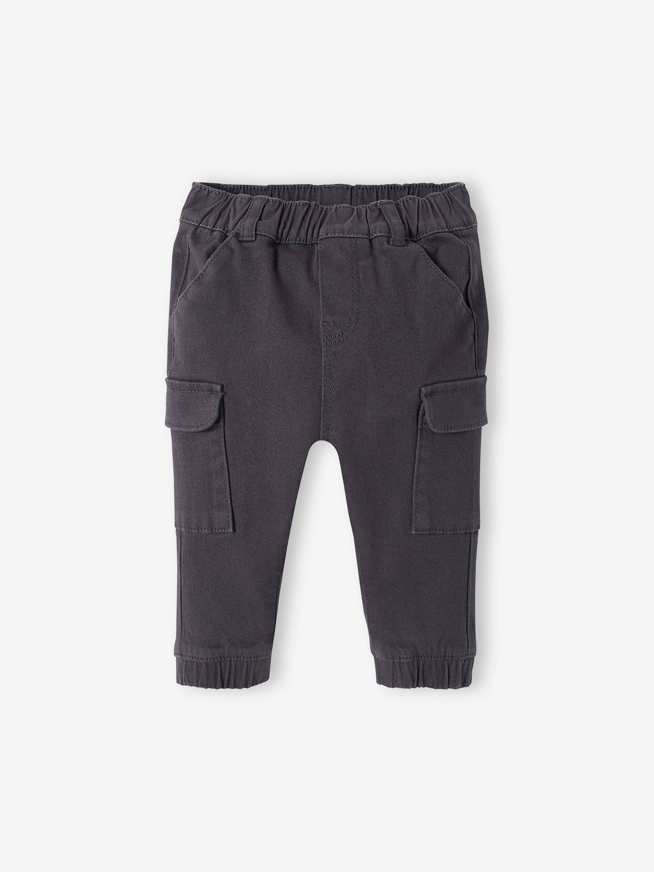 Calça cargo cáqui para bebê