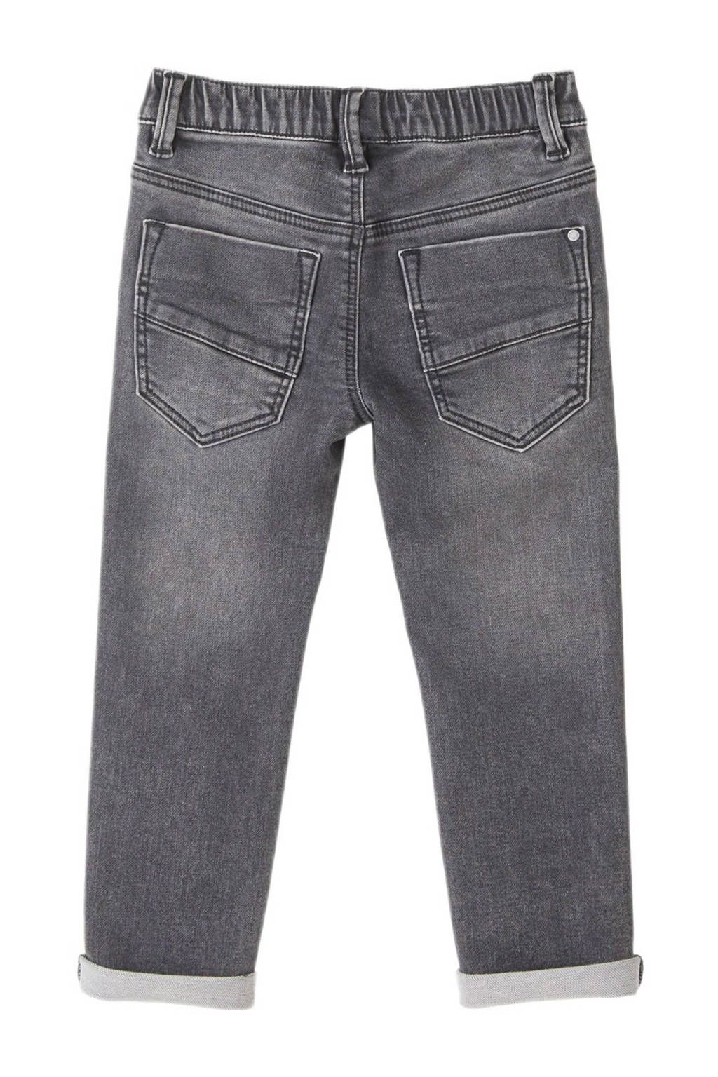 s.Oliver slim fit jog denim grijs