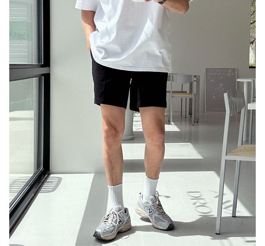 Okwano - Mid Rise Slim Fit Shorts