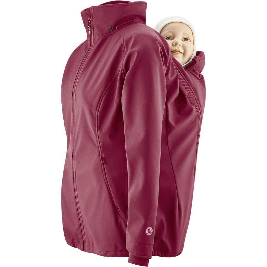 mamalila Softshell-Tragejacke Allrounder beere