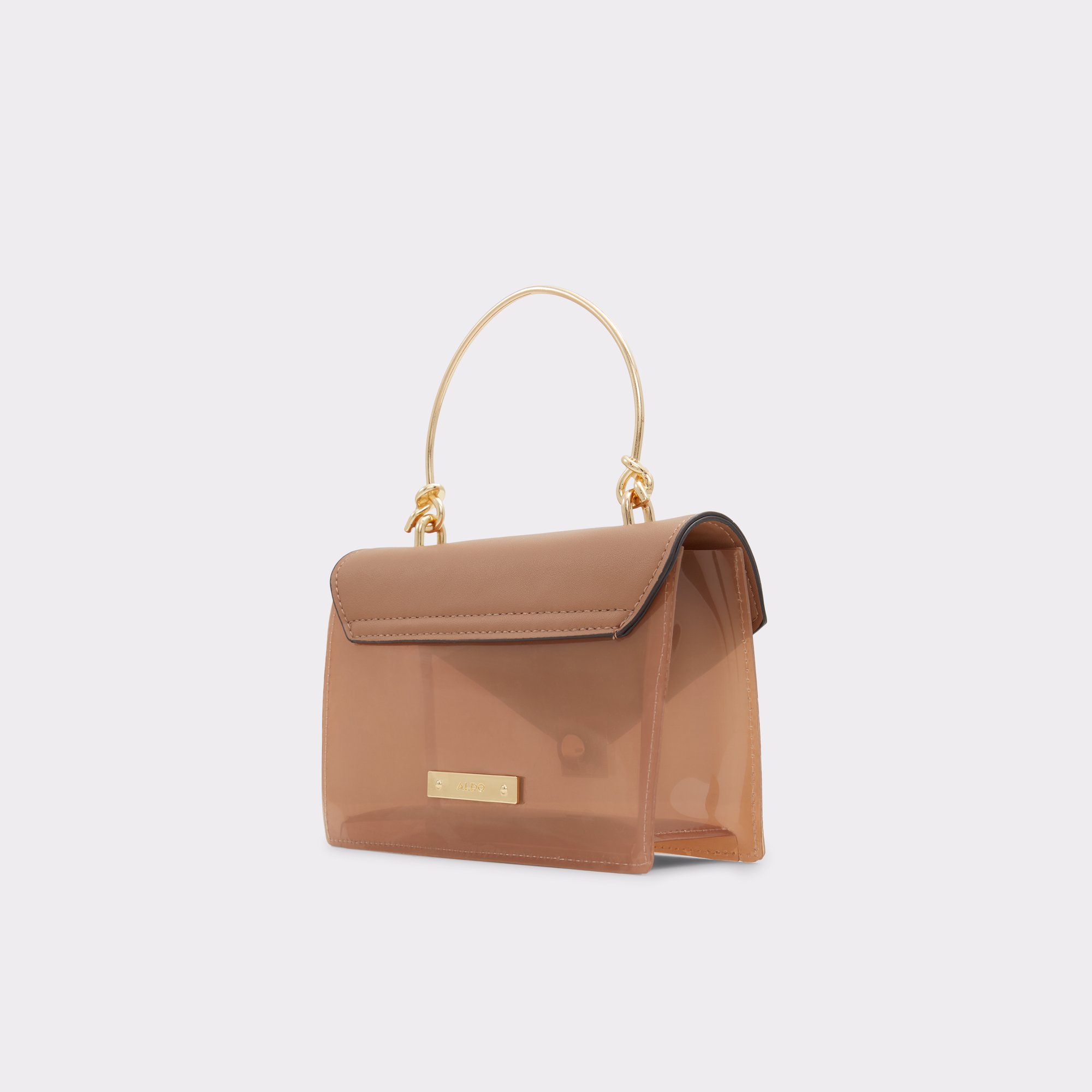 Peaclya Medium Brown Women Top Handle Bags