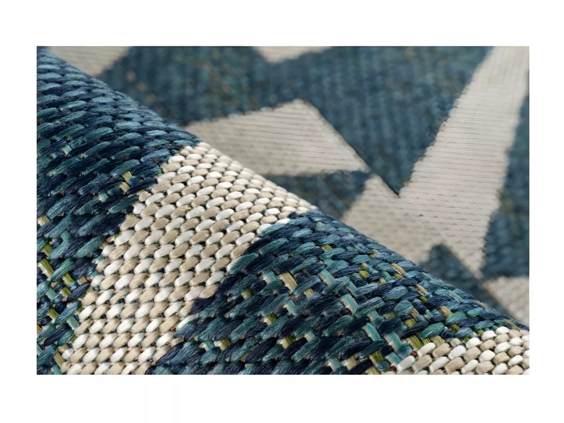 Tapis 330x240cm, design C203I coloris bleu - Confort et élégance pour votre intérieur