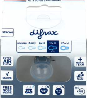 Difrax Natural 12  Maanden Blackberry Fopspeen 1ST