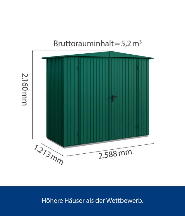 Hörmann Berry-Gerätehaus Classic-S Typ 1,
