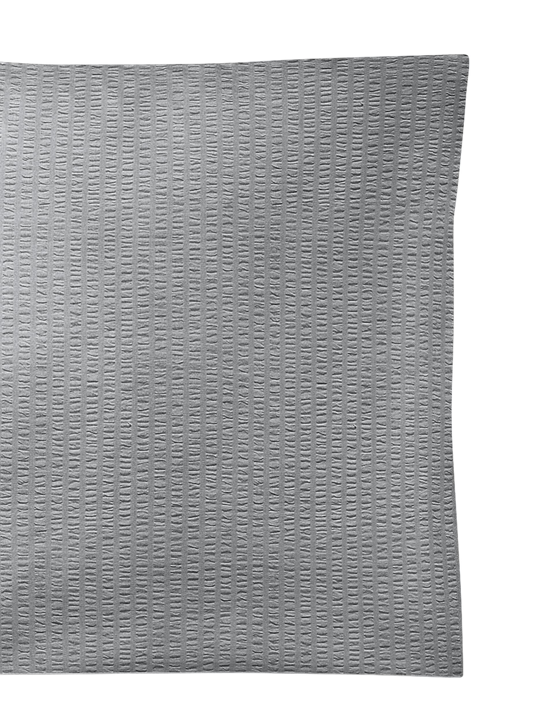Bettwäsche Seersucker hellgrau 135x200cm, mit 1 Kissen