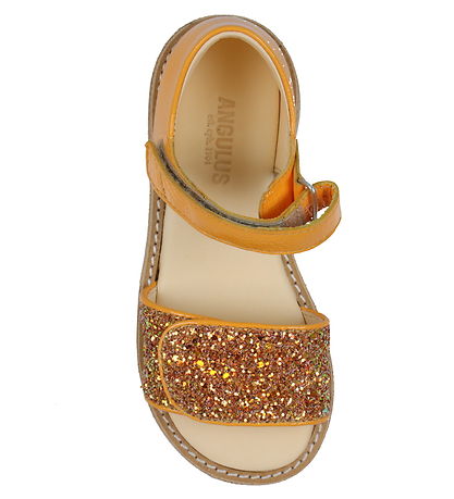 Angulus Sandalen - Mandarin/Mandarin Glitter