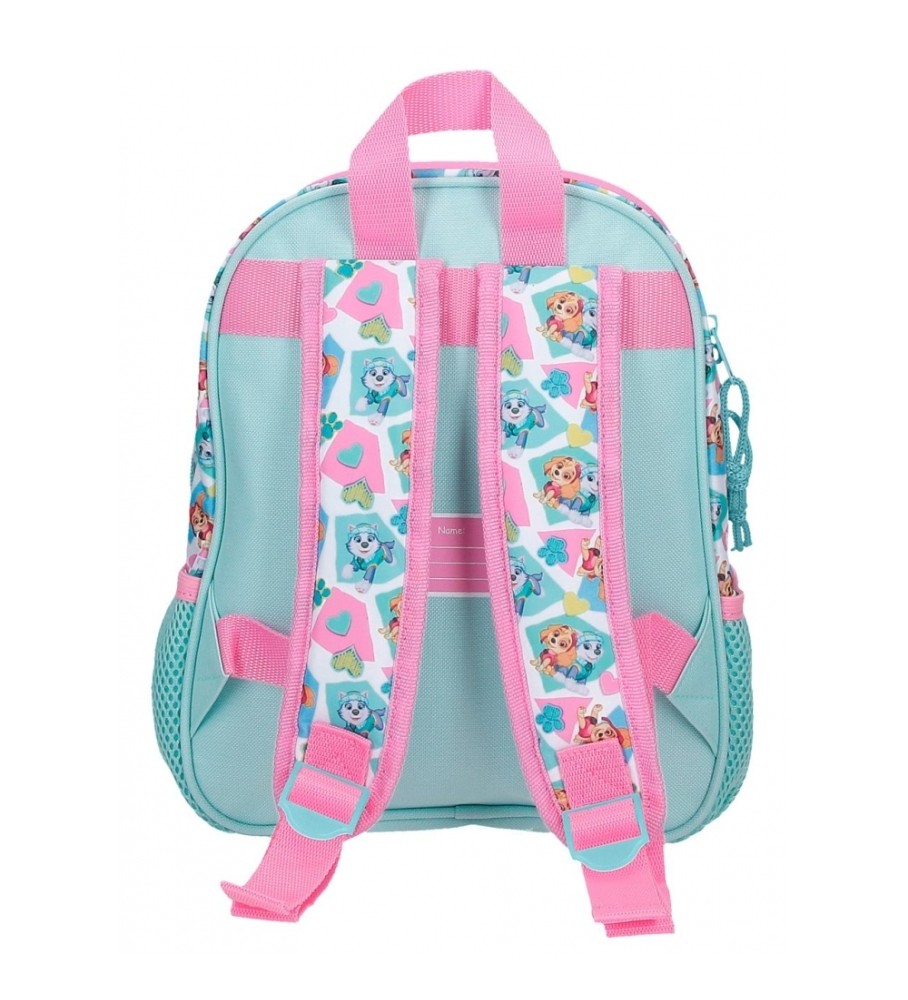 Mochila pré-escolar Joumma Bags Paw Patrol Friendship Fun, 28 cm, turquesa