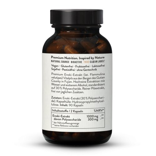 Sunday Natural Products  Enoki Extrakt Kapseln