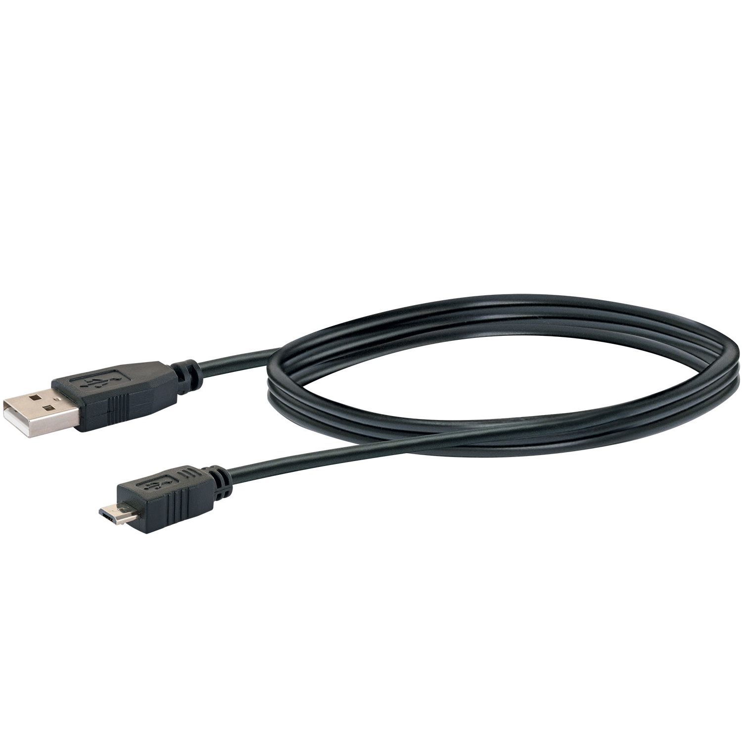 Schwaiger CK1511 1 meter zwarte USB 2.0 aansluitkabel