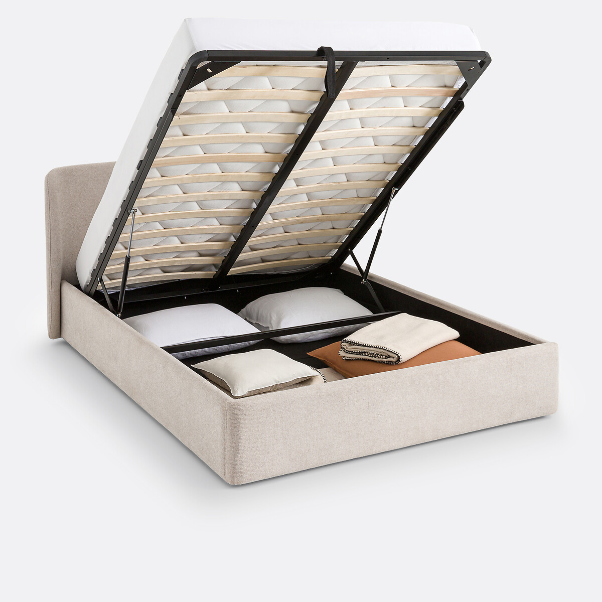 LA REDOUTE INTERIEURS<br>Cama baú com estrado de ripas rebatível, Molona