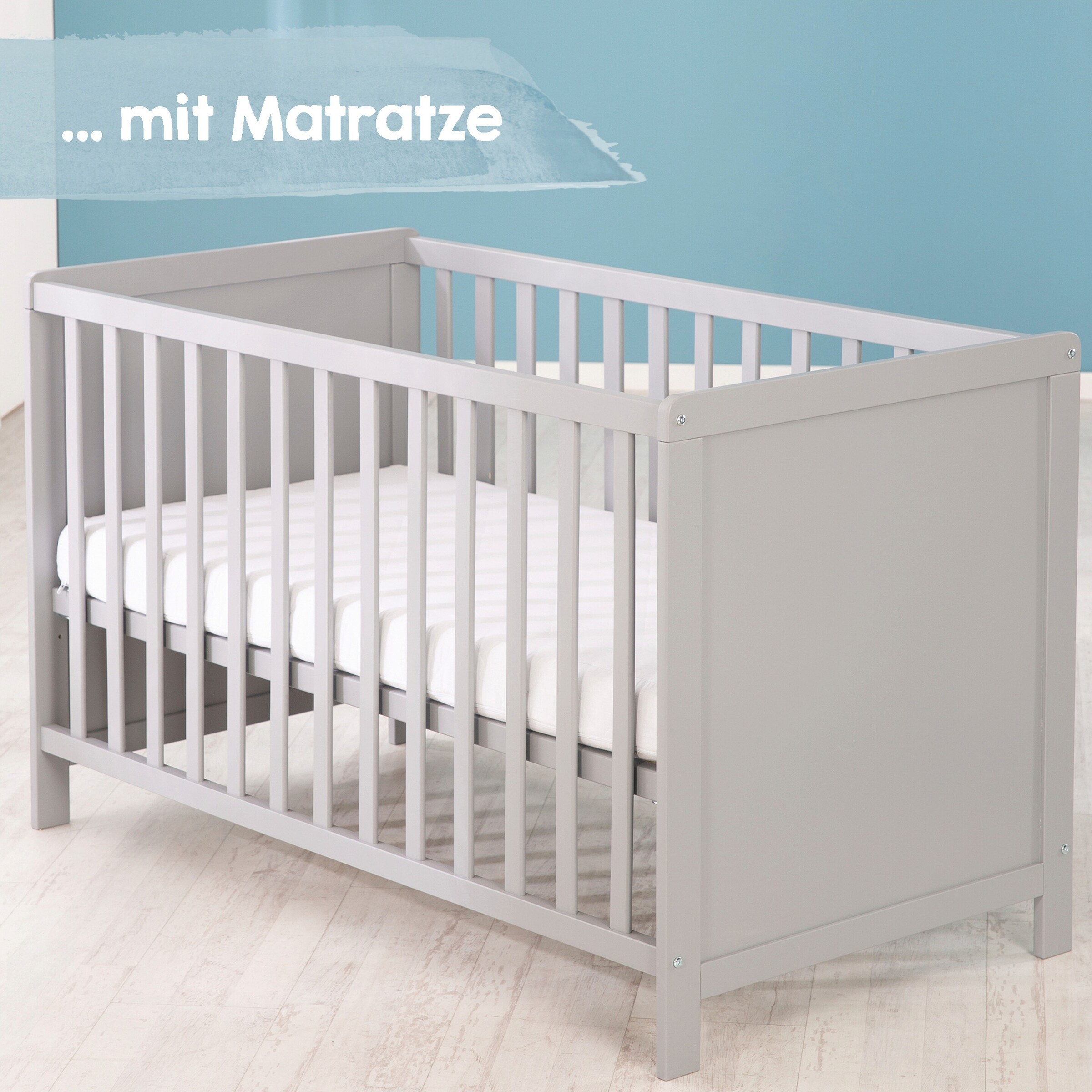 roba Beistellbett, 60 x 120 cm mit Matratze Universal