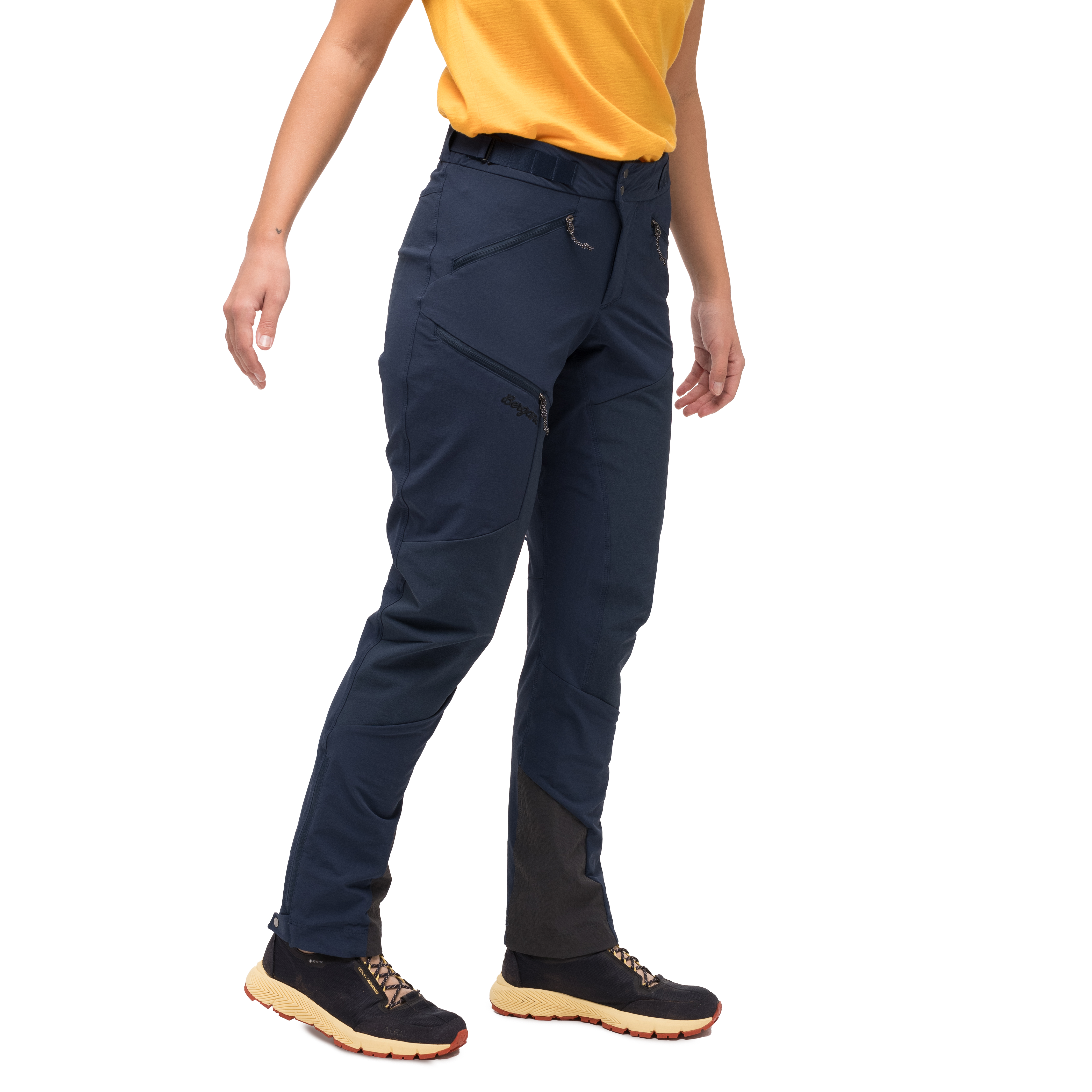 Tind Softshell Pants Dame Navy Blue