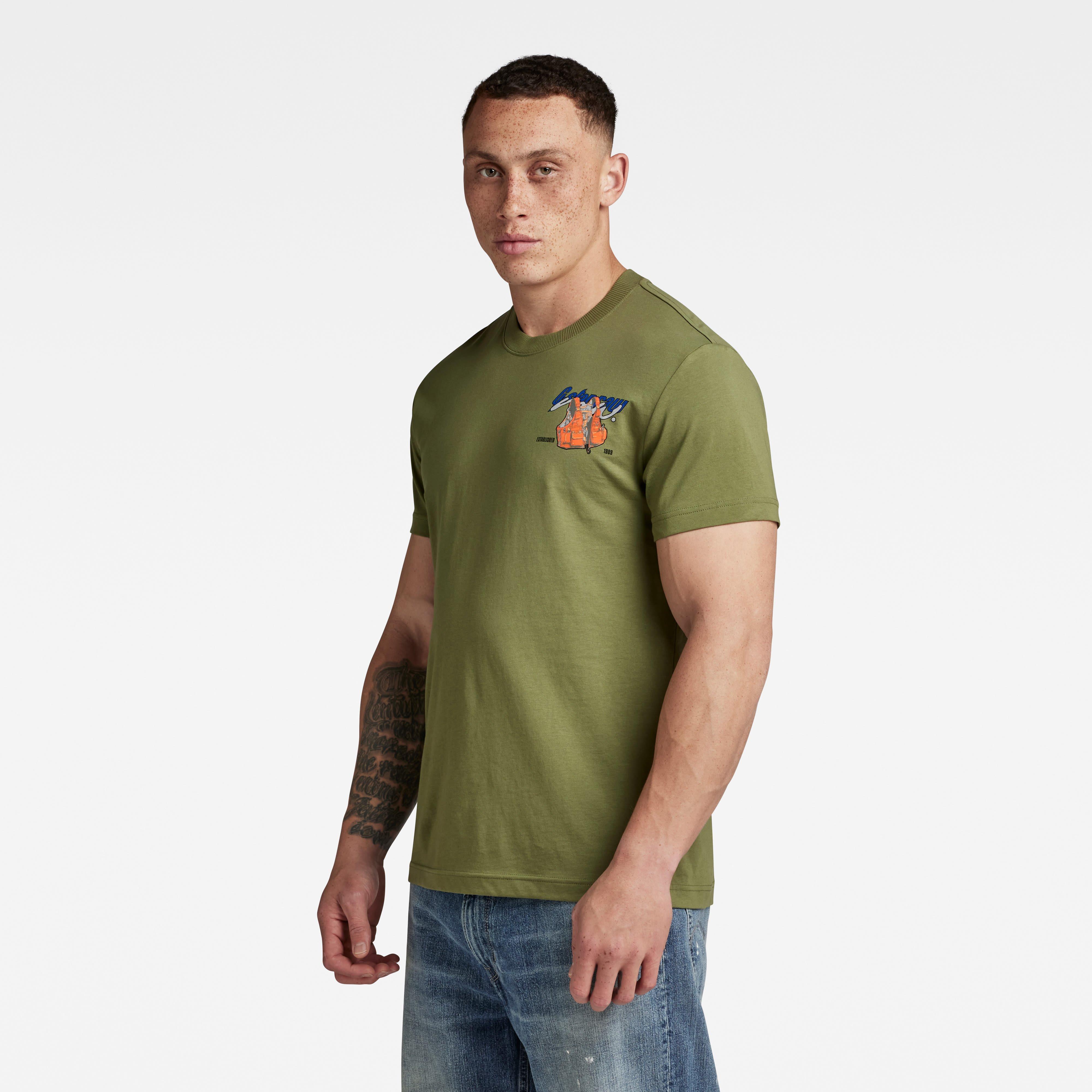 G Star Vest Back Grpahic T shirt