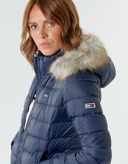 Tommy Jeans - TJW BASIC HOODED DOWN JACKET - Marine