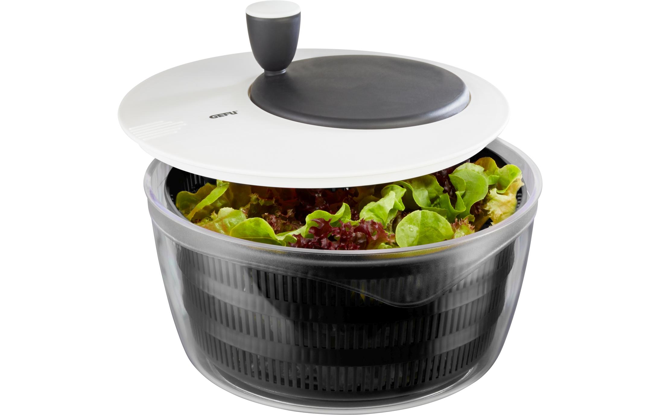 Salatschleuder Rotare 25 cm, Schwarz/WeissSchleuder für Salat