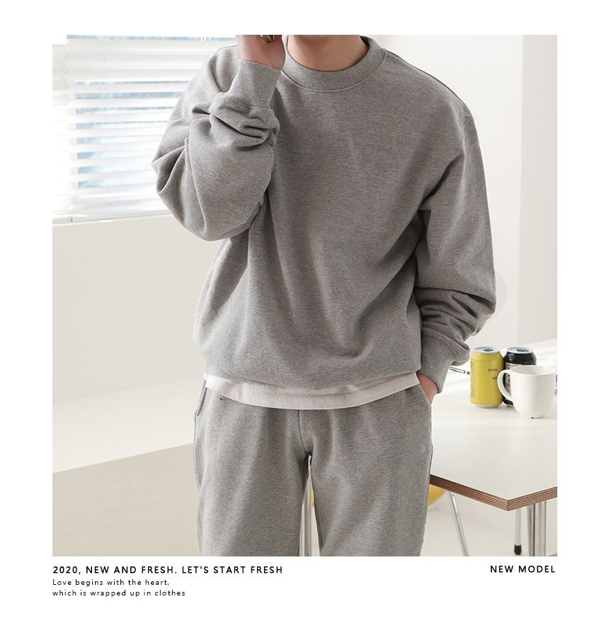 Okwano - Sweatshirt met ronde hals en losse pasvorm