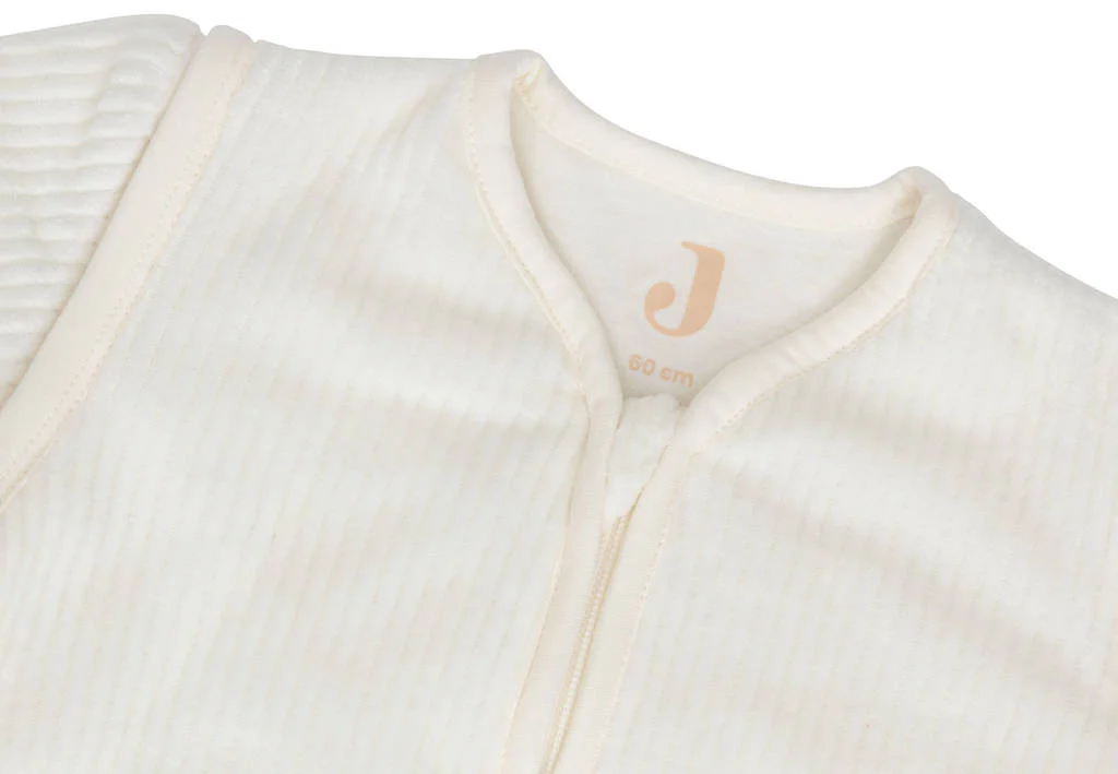 slaapzak met afritsbare mouw Rib - Ivory