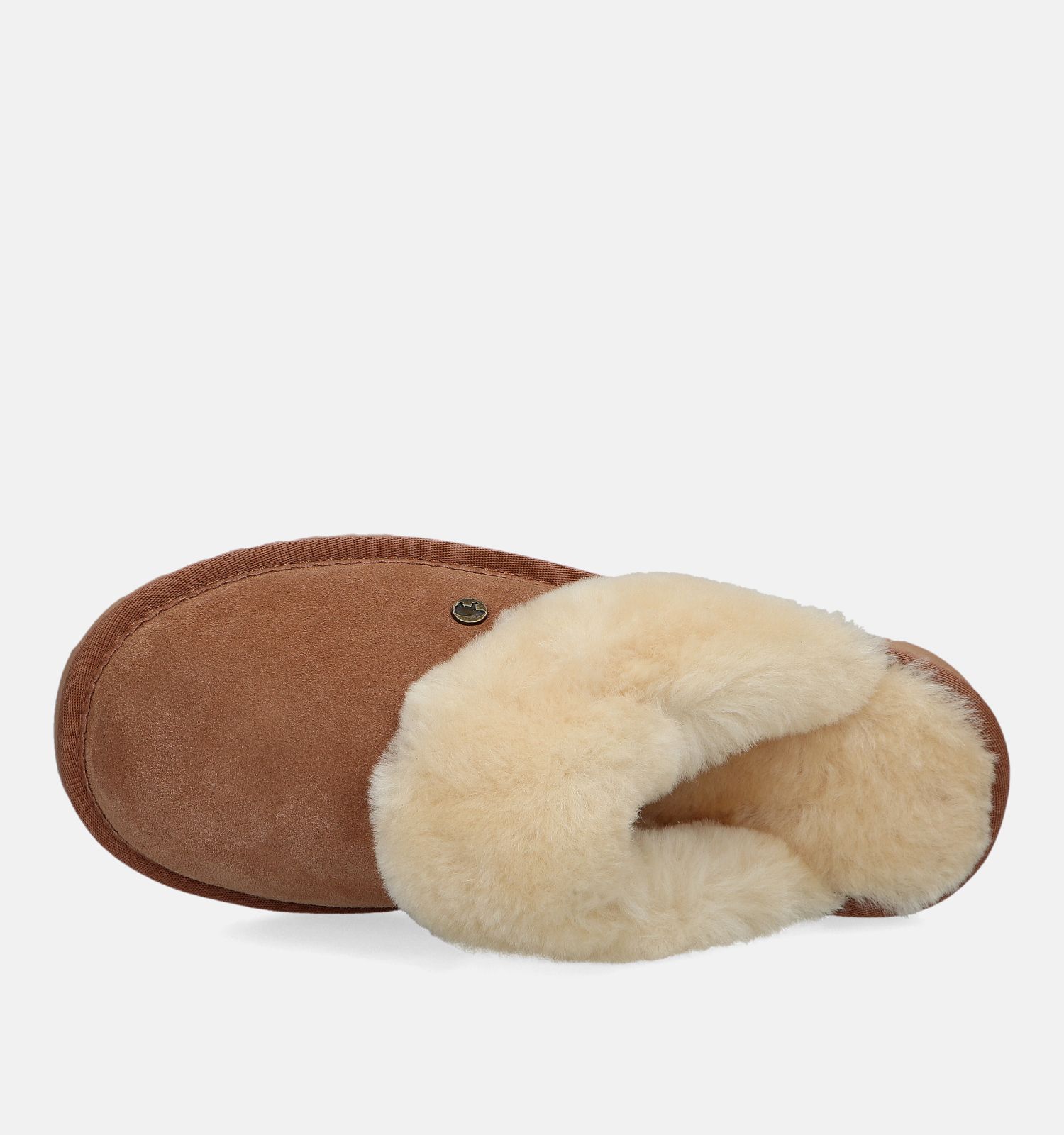Pantoffels cognac