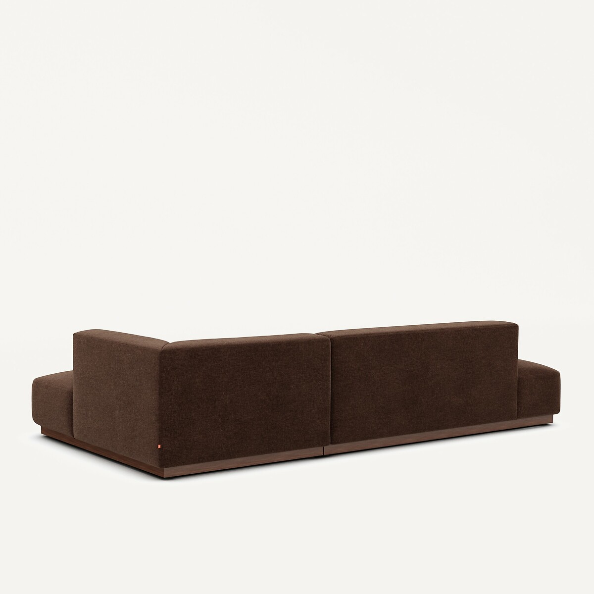AM.PM<br>Sofá de canto direito tamanho XL em veludo chenille, Jacopo