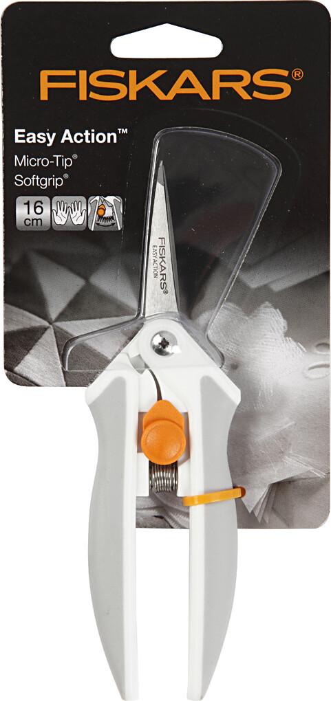 Fiskars - Easy Action Softgrip Micro-Tip - L 16 CM - Micro Spids