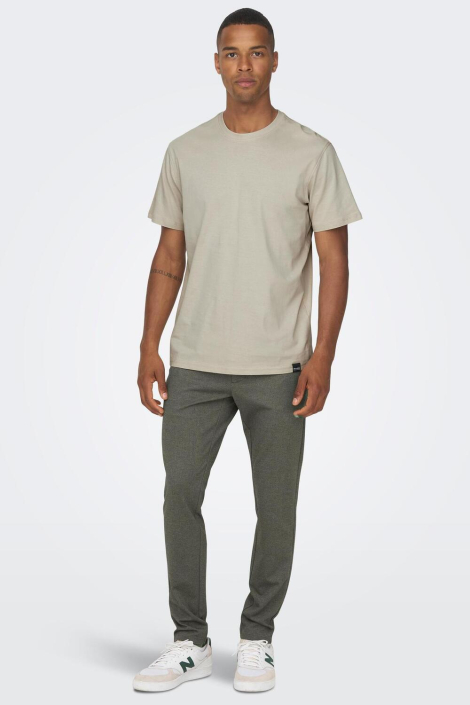 Only & Sons grijze heren broek