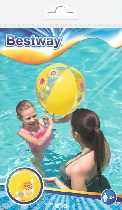 Wasserball Blumen Ø 51 cm