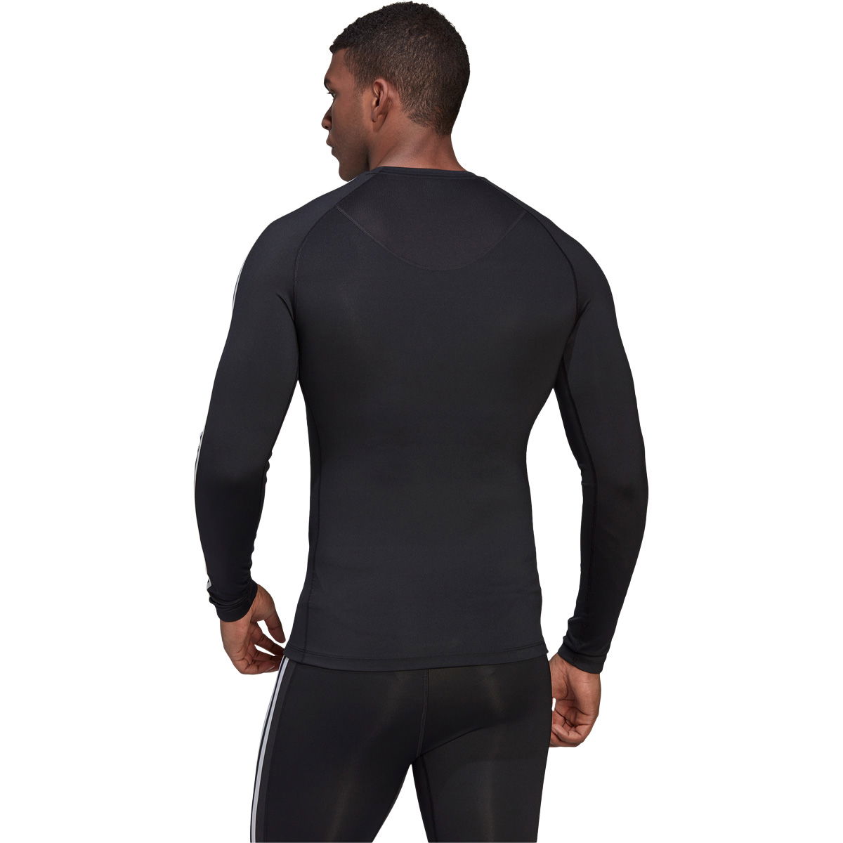 adidas Techfit 3-Stripes Langærmet Baselayer T-shirt Herre