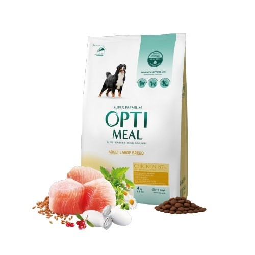Ração seca Optimeal para cães de grande porte - Frango