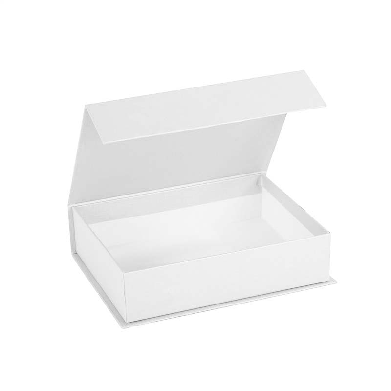 (26.5x21cm) Geschenk Schachtel Gift Box Verpackung mit Magnetischem Deckel - Weiss