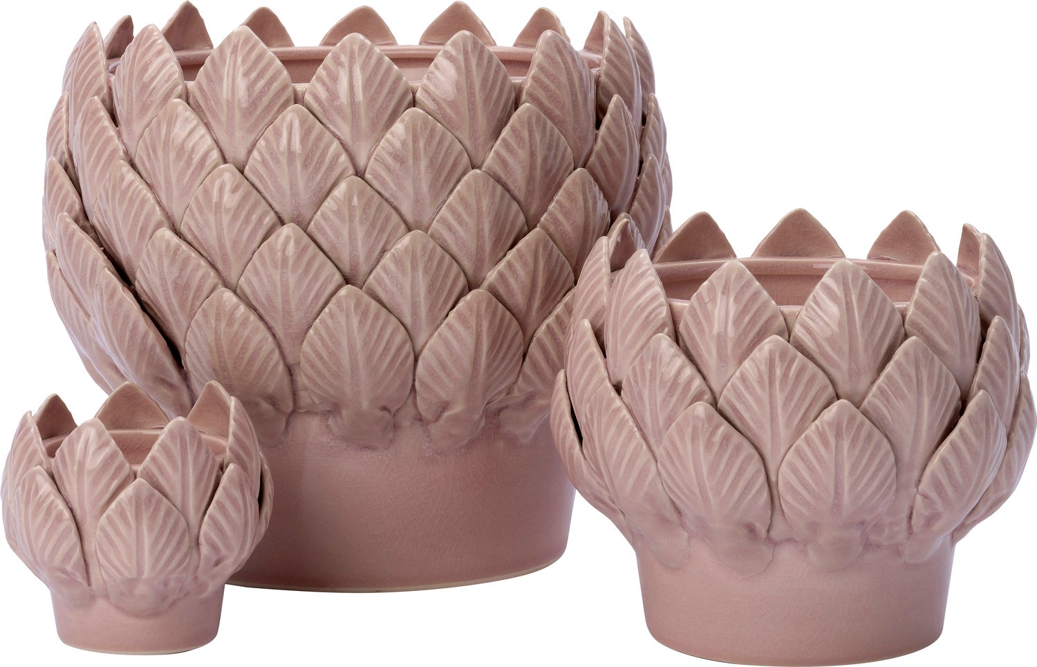 Intratuin bloempot Tobias roze D 12 H 10 cm