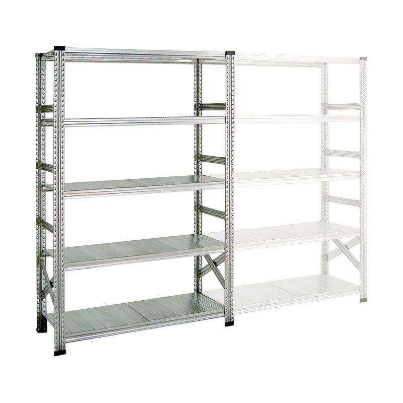 PROREGAL Stellingkast, insteeksysteem Proximo, basiskast, hxbxd 200 x 120 x 50 cm, 5 niveaus, draagvermogen 200 kg, aan beide zijden te gebruiken, verzinkt