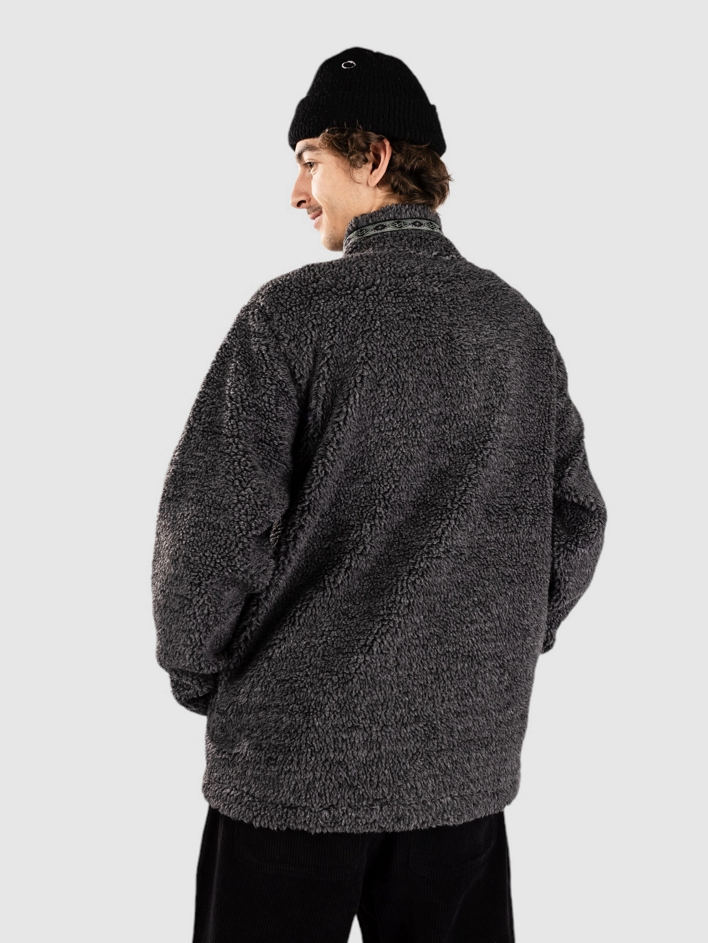 Billabong Boundary Tombstone Fleece Sweater black heather