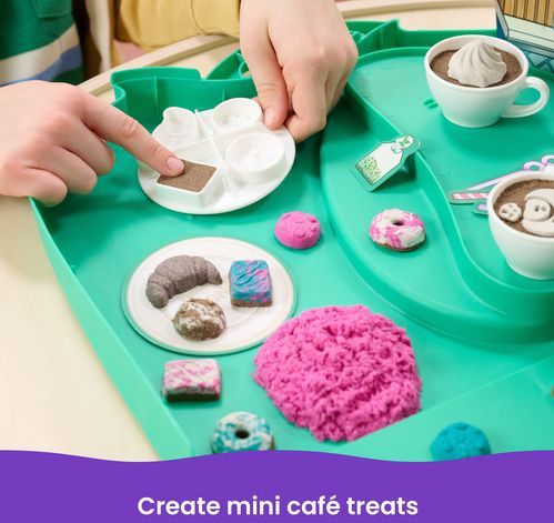 Kinetic Sand - Cafékoffer - Speelset - 793 g - 4 Kleuren
