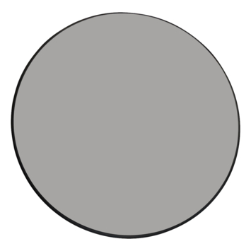 Spiegel Chloé rond zwart 100 cm
