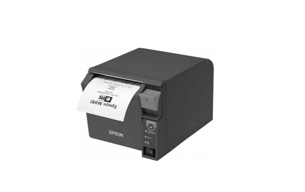 Thermodrucker TM-T70II USB / Serial Schwarz<br>Thermobondrucker, USB/RS232, schwarz